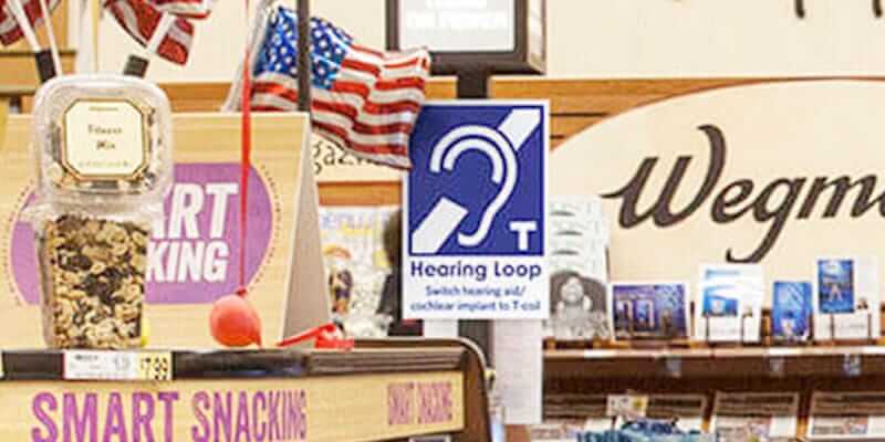Accessibility Hearing Loop signage